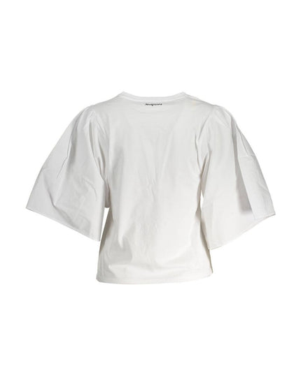 Desigual White Cotton Women Top