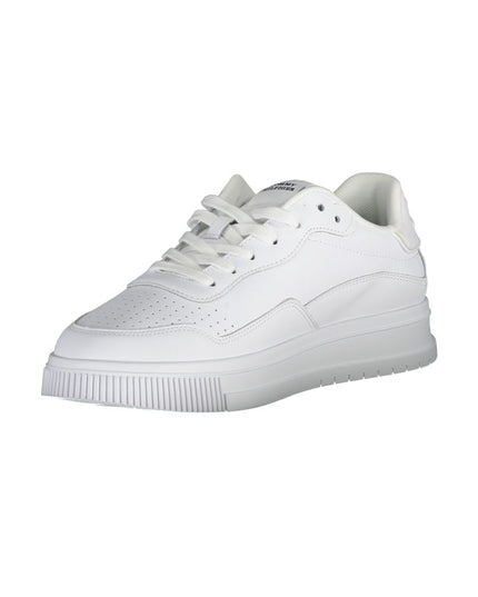Tommy Hilfiger White Leather Men Sneaker