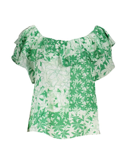 Desigual Green Cotton Women T-Shirt