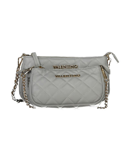 Mario Valentino Gray Polyethylene Women Handbag