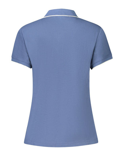 North Sails Blue Cotton Women Polo Shirt