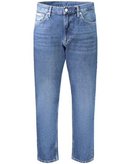 Calvin Klein Blue Cotton Men Jeans