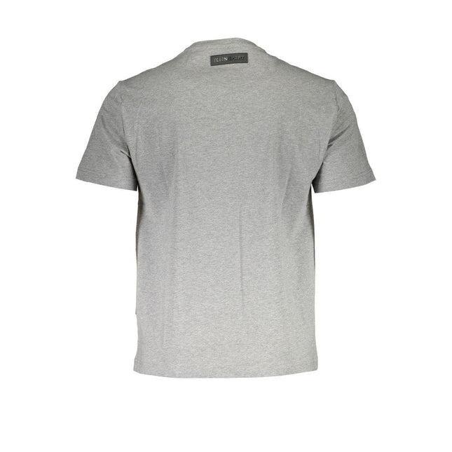 Plein Sport Brown Cotton Men T-Shirt