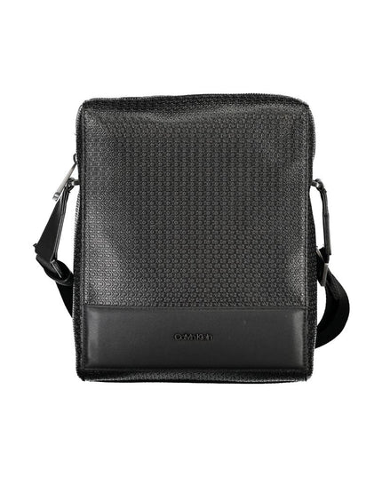 Calvin Klein Eco-Friendly Sleek Black Shoulder Bag