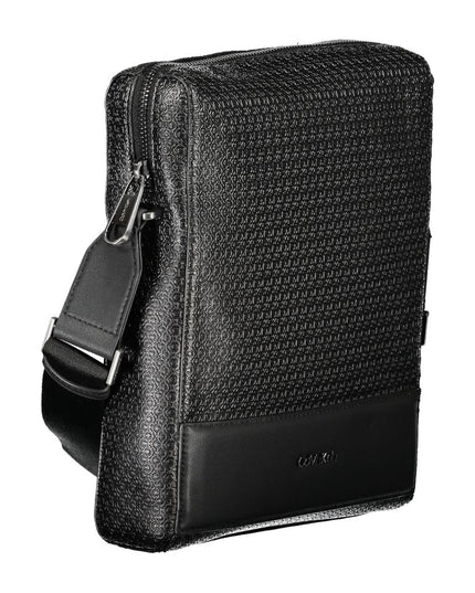 Calvin Klein Eco-Friendly Sleek Black Shoulder Bag