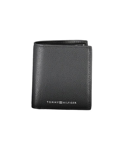 Tommy Hilfiger Black Leather Men Wallet