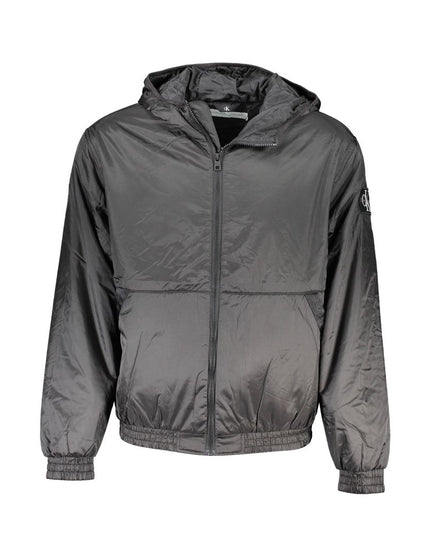 Calvin Klein Black Recycled Polyester Men Jacket