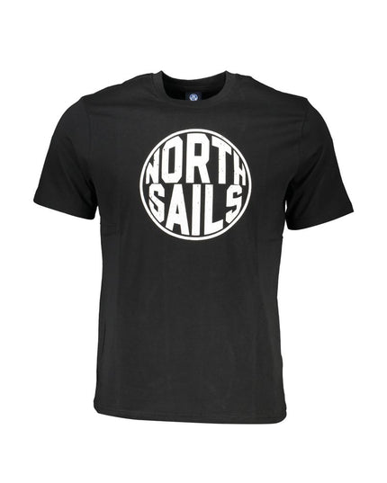 North Sails Black Cotton T-Shirt