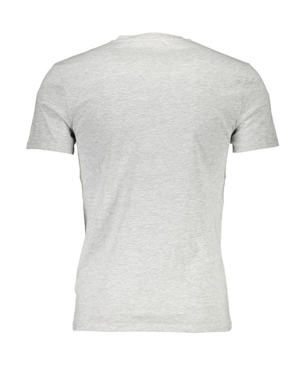 Guess Jeans Gray Cotton Men T-Shirt