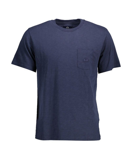 La Martina Blue Cotton Men T-Shirt