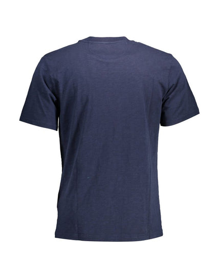 La Martina Blue Cotton Men T-Shirt