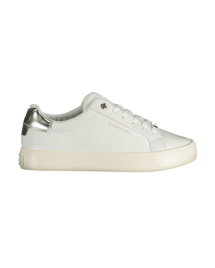 Calvin Klein White Leather Women Sneaker