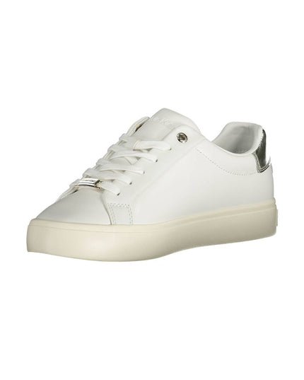 Calvin Klein White Leather Women Sneaker