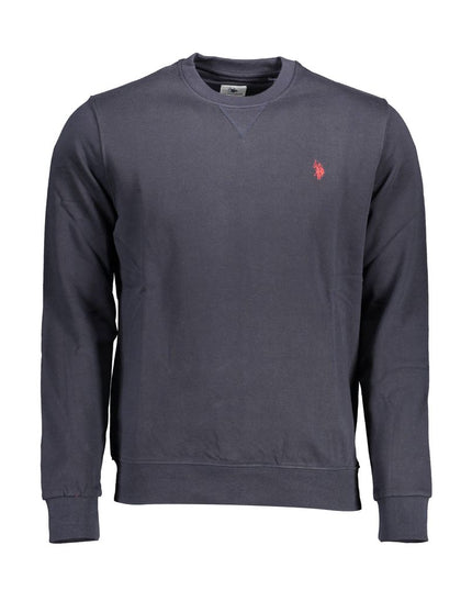 U.S. POLO ASSN. Blue Cotton Men Sweater