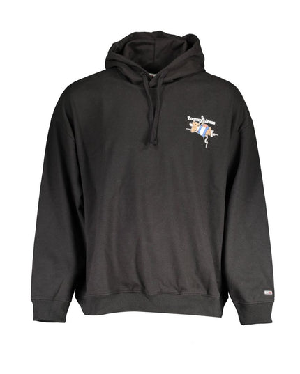 Tommy Hilfiger Black Cotton Men Sweater