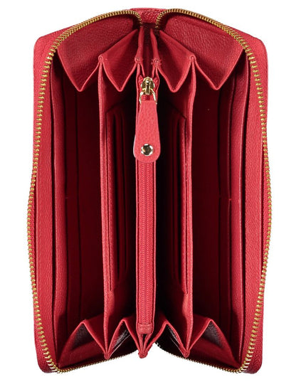 Mario Valentino Red Polyethylene Wallet