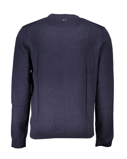 Napapijri Blue Cotton Men Sweater