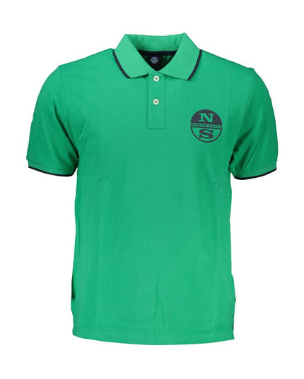 North Sails Green Cotton Polo Shirt