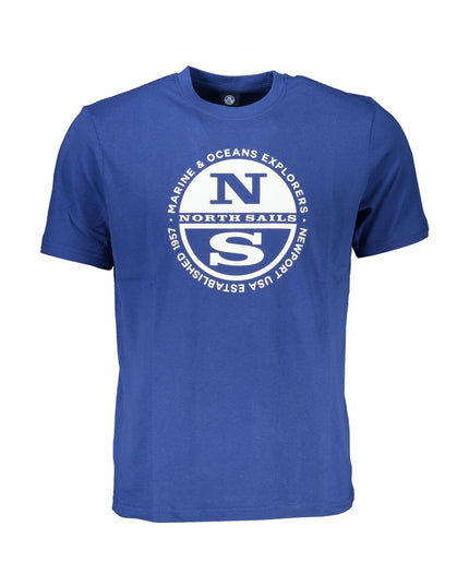North Sails Blue Cotton T-Shirt