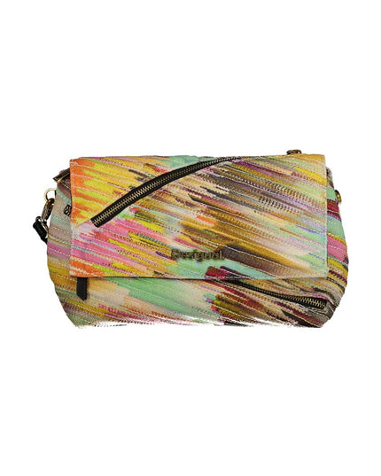 Desigual Yellow Polyester Handbag
