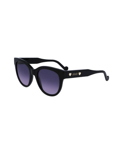 Liu Jo Black Acetate Women Sunglasses