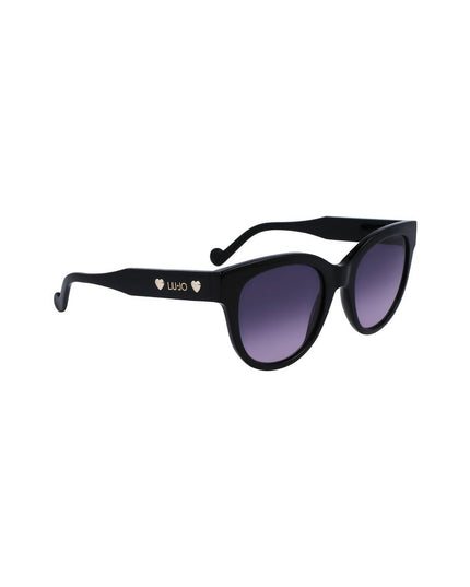 Liu Jo Black Acetate Women Sunglasses