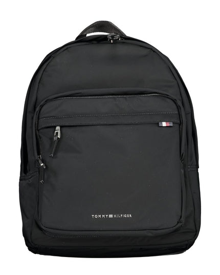 Tommy Hilfiger Black Polyester Backpack