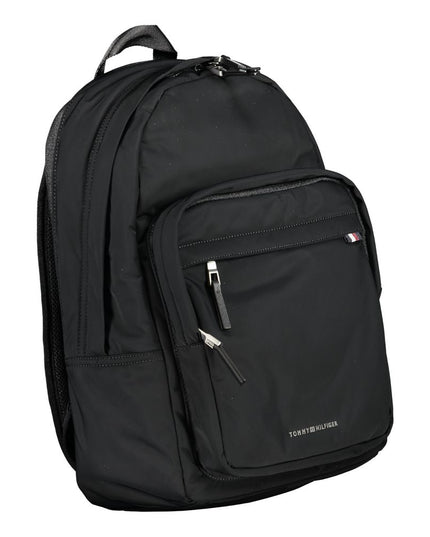 Tommy Hilfiger Black Polyester Backpack