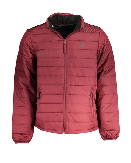 Timberland Red Polyester Men's Sports Jacket