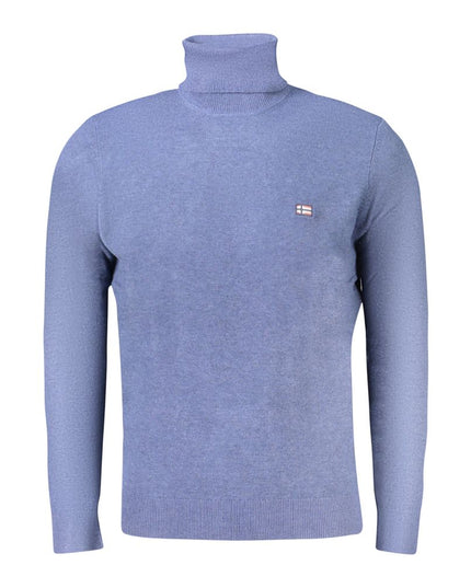 Norway 1963 Blue Wool Men Sweater