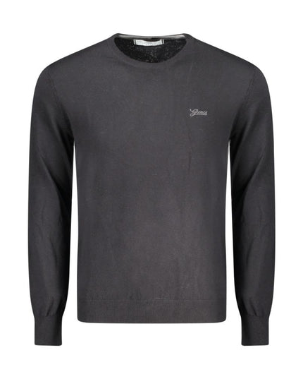 Guess Jeans Black Cotton Men Sweater