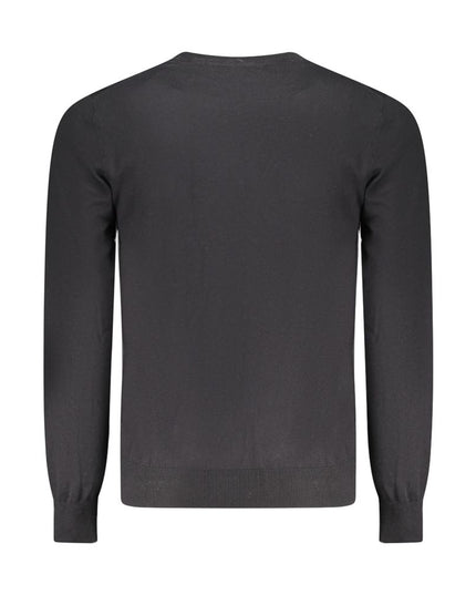 Guess Jeans Black Cotton Men Sweater