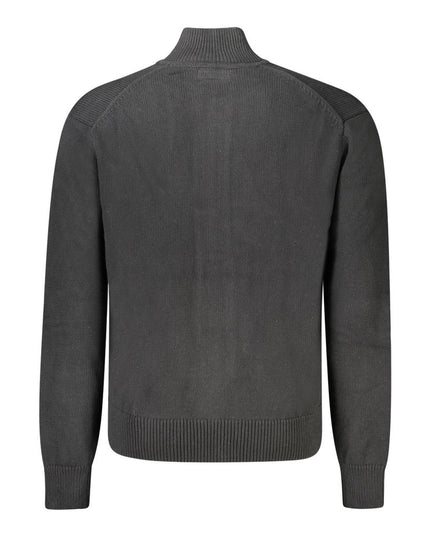 Guess Jeans Black Cotton Men Sweater