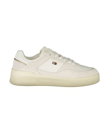 Tommy Hilfiger White Leather Women Sneaker