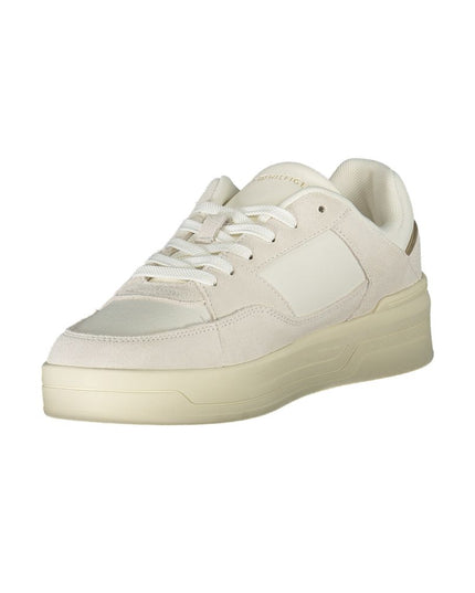 Tommy Hilfiger White Leather Women Sneaker