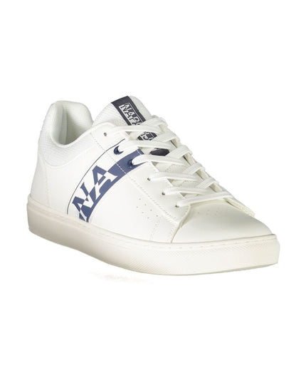 Napapijri White Leather Men Sneaker