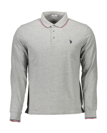 U.S. POLO ASSN. Brown Cotton Men Polo Shirt