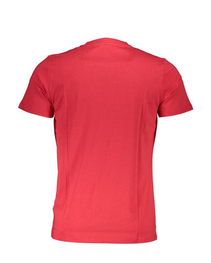 Cavalli Class Red Cotton Men T-Shirt