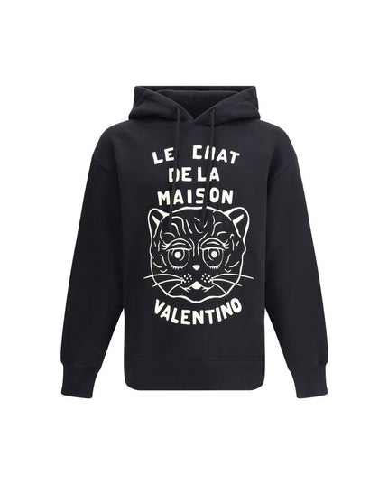 Valentino Black Cotton Sweatshirt