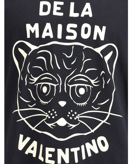 Valentino Black Cotton T-Shirt