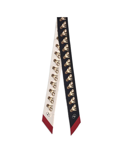 Valentino Garavani Multicolor Silk Scarf