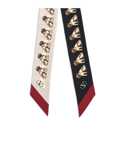 Valentino Garavani Multicolor Silk Scarf