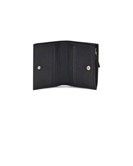 Valentino Garavani Black Calf Leather Bos Taurus Wallet