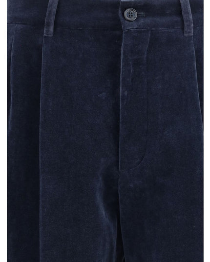 Valentino Blue Cotton Pants