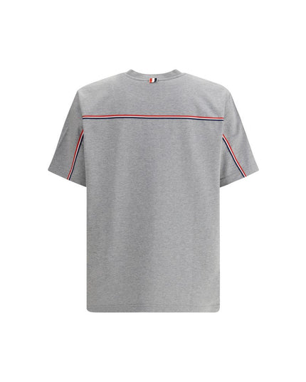Thom Browne Gray Cotton T-Shirt