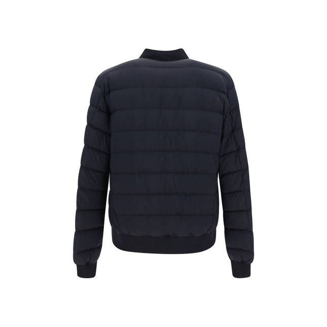 Herno Black Polyamide Bomber