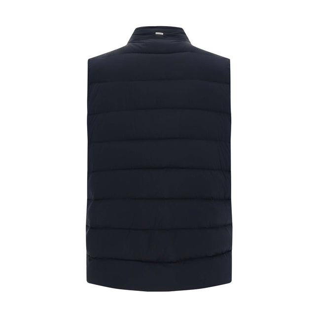 Herno Black Polyamide Sleveless Jacket