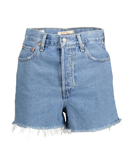 Levi's Blue Cotton Women Shorts