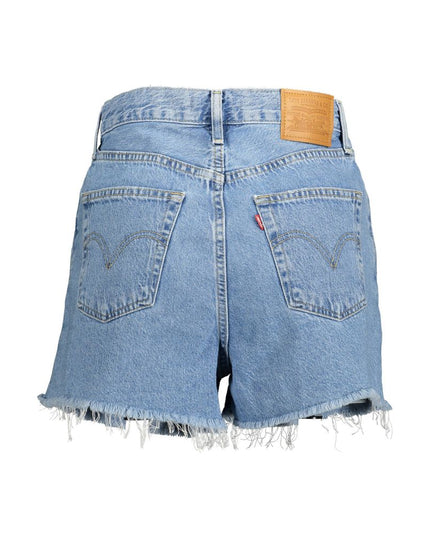 Levi's Blue Cotton Women Shorts