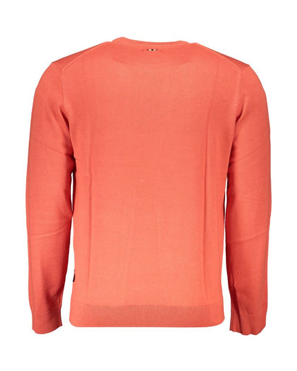 Napapijri Red Cotton Men Sweater